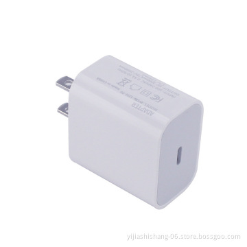 20W EU/UK/US PD Plug Travel PD charger USB Type C Quick Charger Adapter For iPhone 12 Pro/XR/X/Xs/Max/8 Fast Charging port